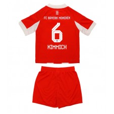 Bayern Munich Joshua Kimmich #6 Hemmaställ Barn 2025-26 Korta ärmar (+ Korta byxor)